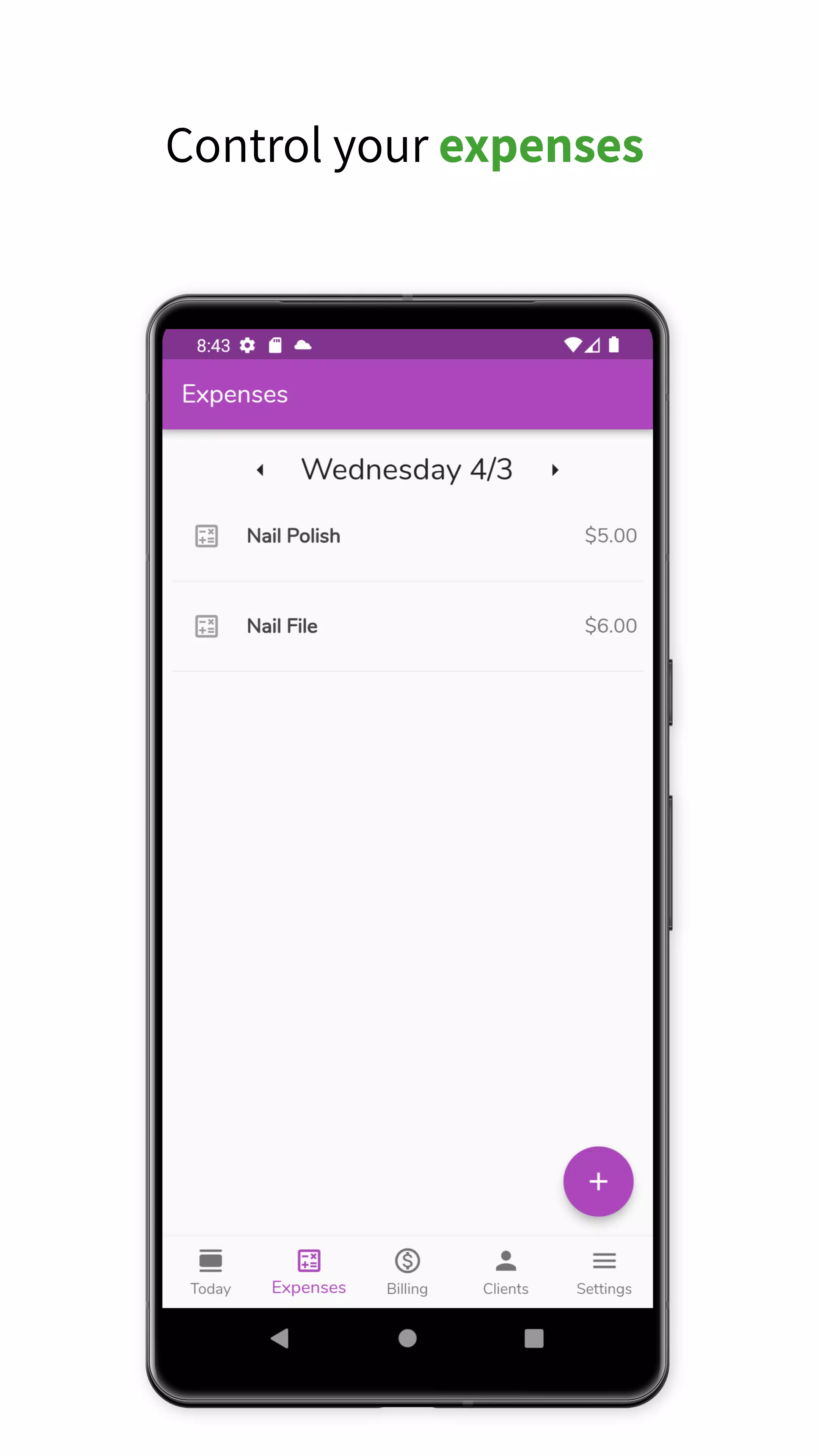 Manicure Calendar Скриншот 2