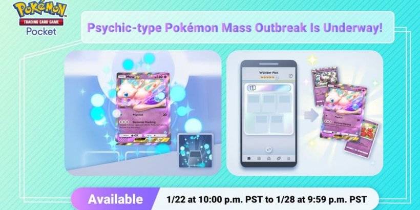 PsychicPokémon明星在新的Mass爆发活动中为PokémonTCGPocket！