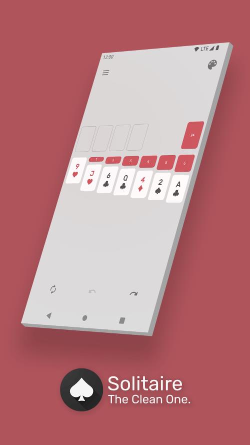 Solitaire - The Clean One Tangkapan skrin 1