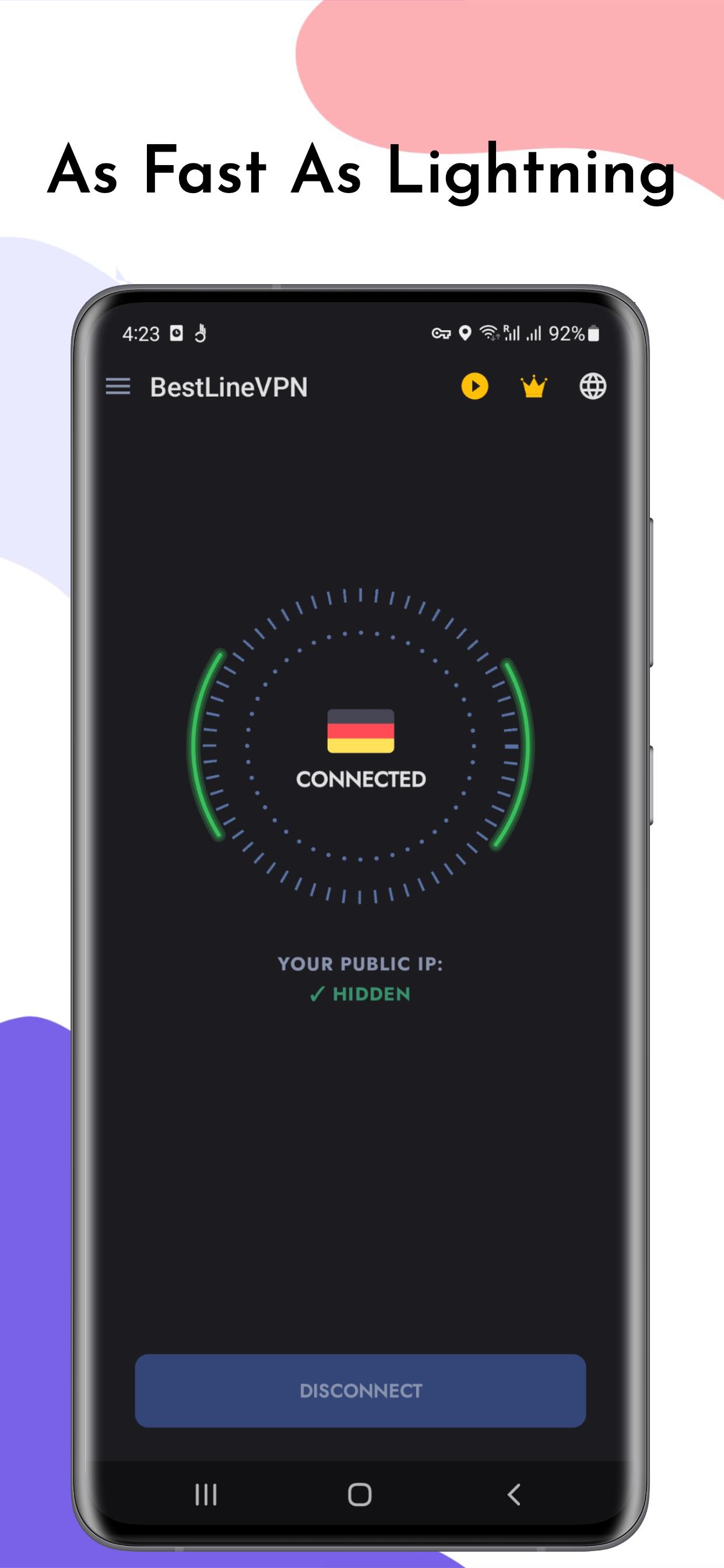 BestLineVPN Скриншот 2