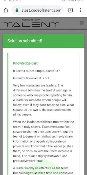 Code Of Talent স্ক্রিনশট 4