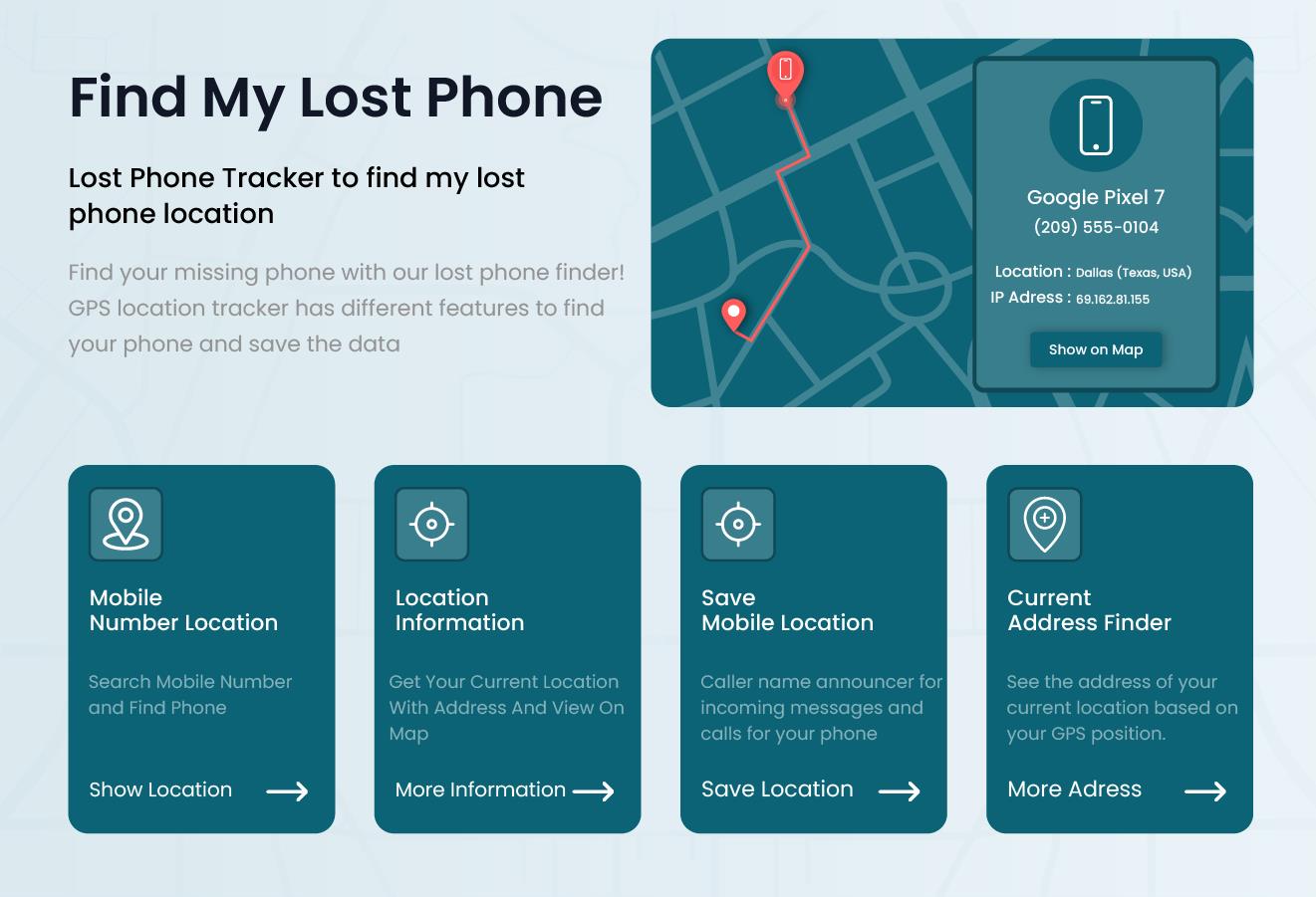 Schermata Find Lost Phone 1