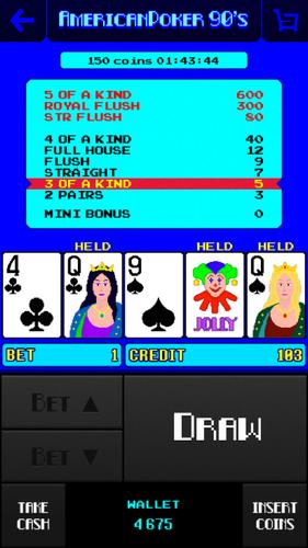 American Poker 90's Casino應用截圖第2張