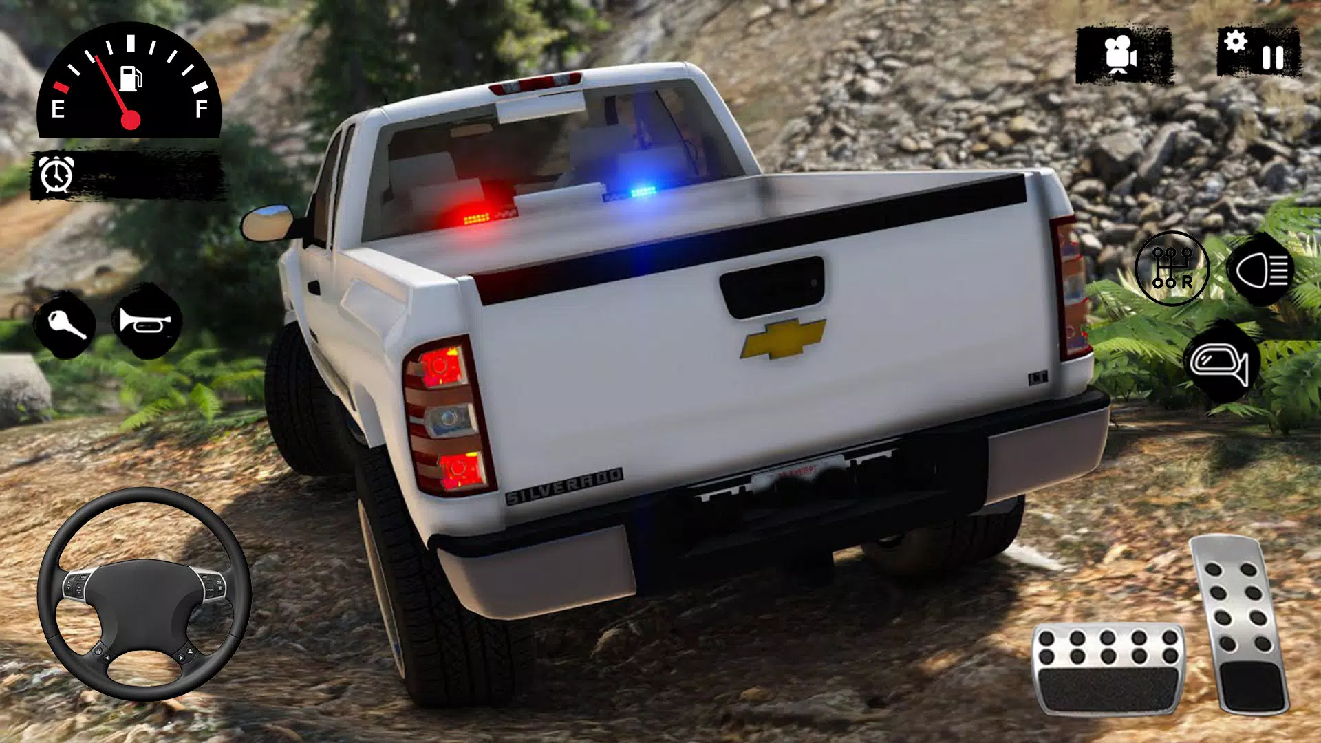Offroad Police Truck Drive 3D 스크린샷 1