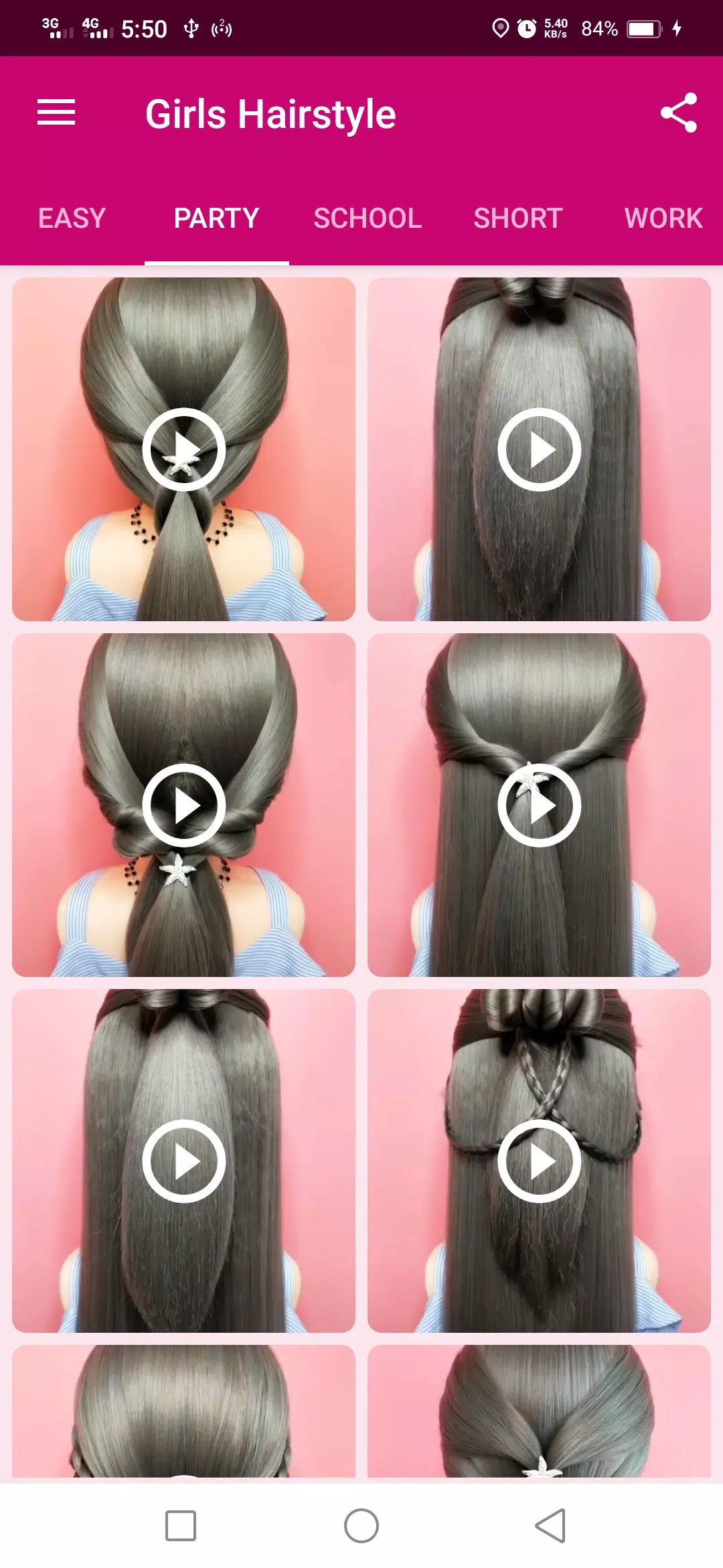 Girls Hairstyle应用截图第2张