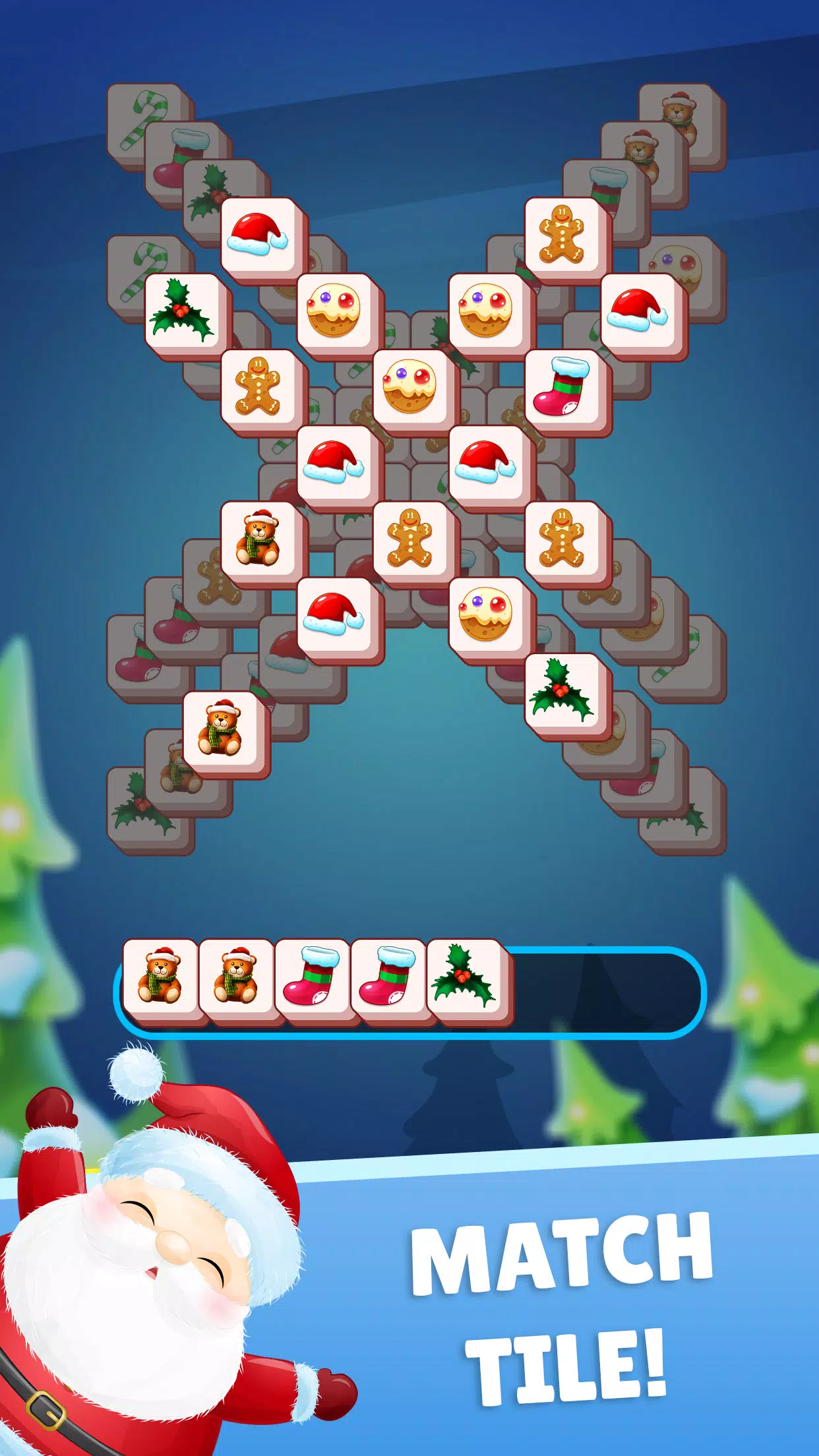 Christmas Mahjong Скриншот 1