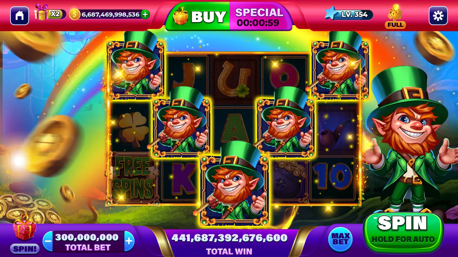 Clover Slots Epic Casino Games Скриншот 1