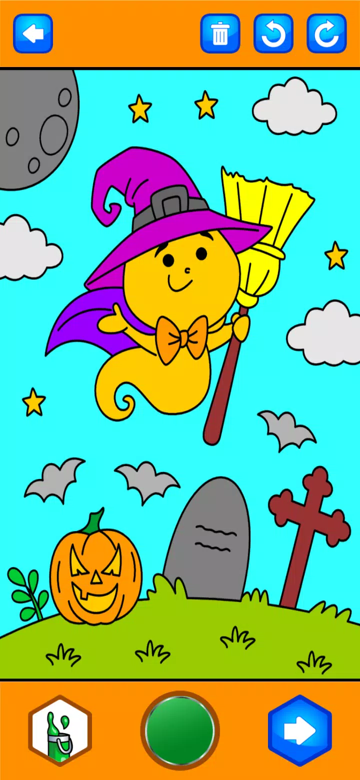 Halloween Coloring Game应用截图第3张
