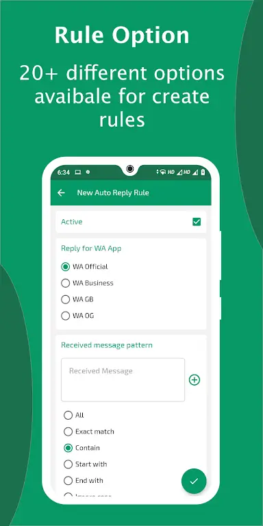 Auto Reply Chat Bot ဖန်သားပြင်ဓာတ်ပုံ 2