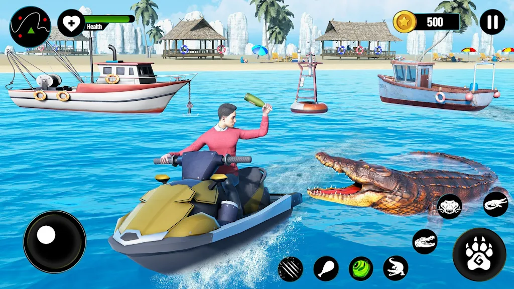 Schermata Crocodile Attack Animal games 3