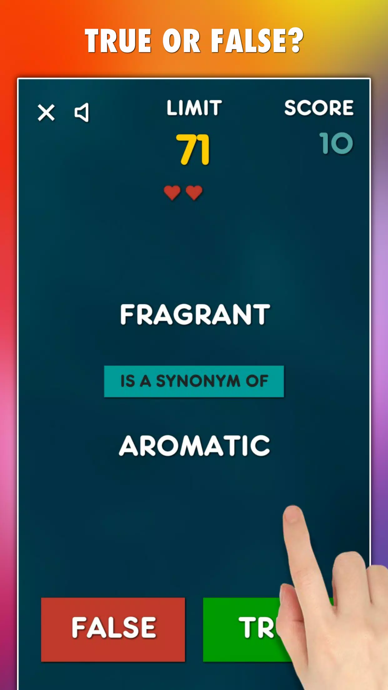 Synonyms Game Screenshot 2