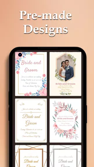 Custom Wedding Cards Maker應用截圖第1張