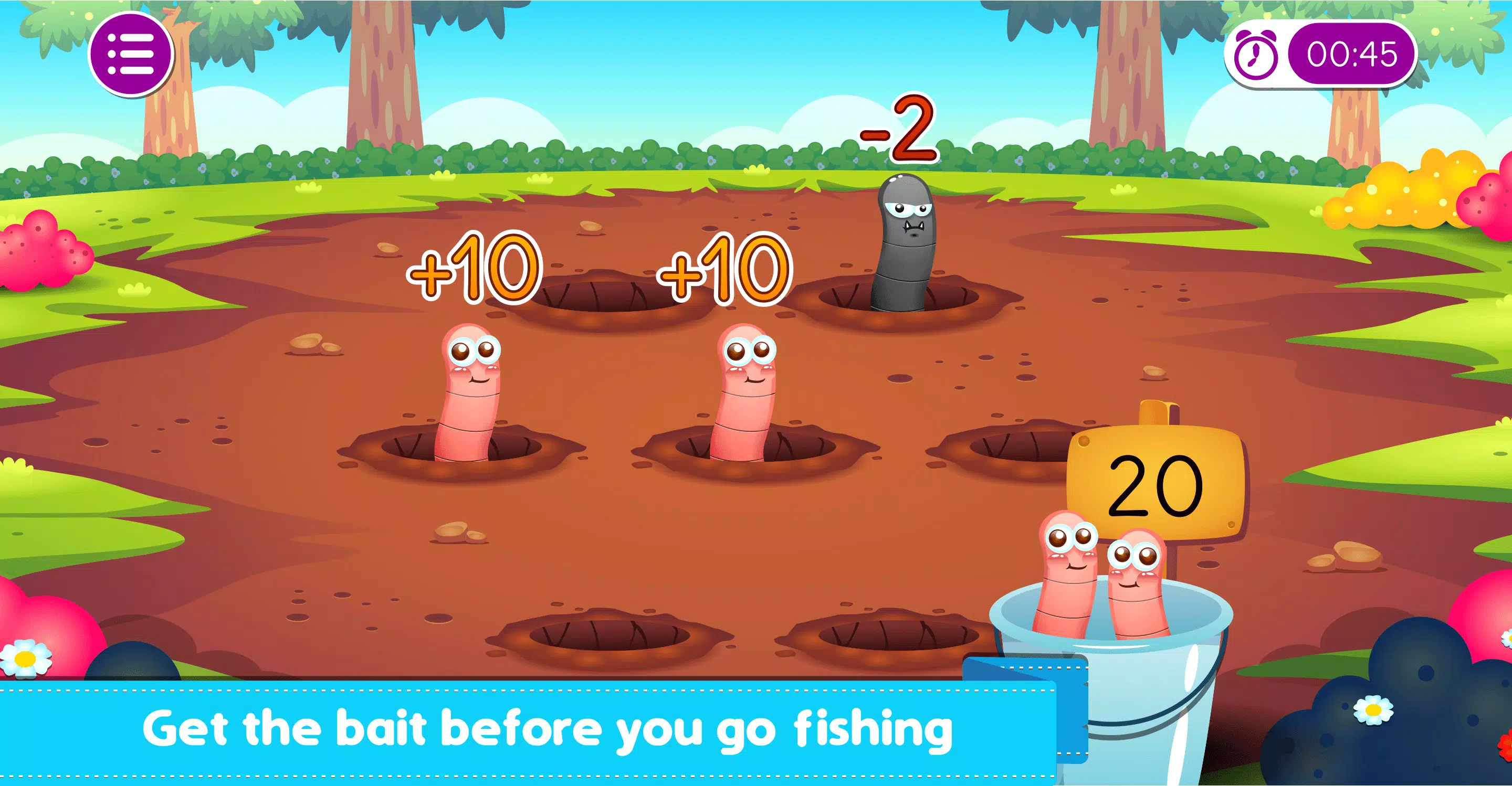 Marbel Fishing - Kids Games Скриншот 2