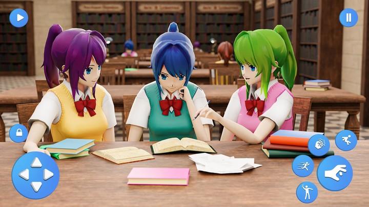 Anime Highschool Girl Life Sim应用截图第1张