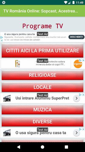 TV Romania Online: Programe TV スクリーンショット 1