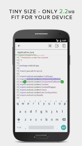 QuickEdit Text Editor Schermafbeelding 3