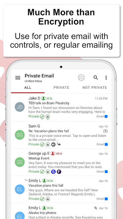 EPRIVO Encrypted Email & Chat應用截圖第2張
