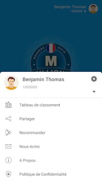 Millions Quiz - Français Tangkapan skrin 1