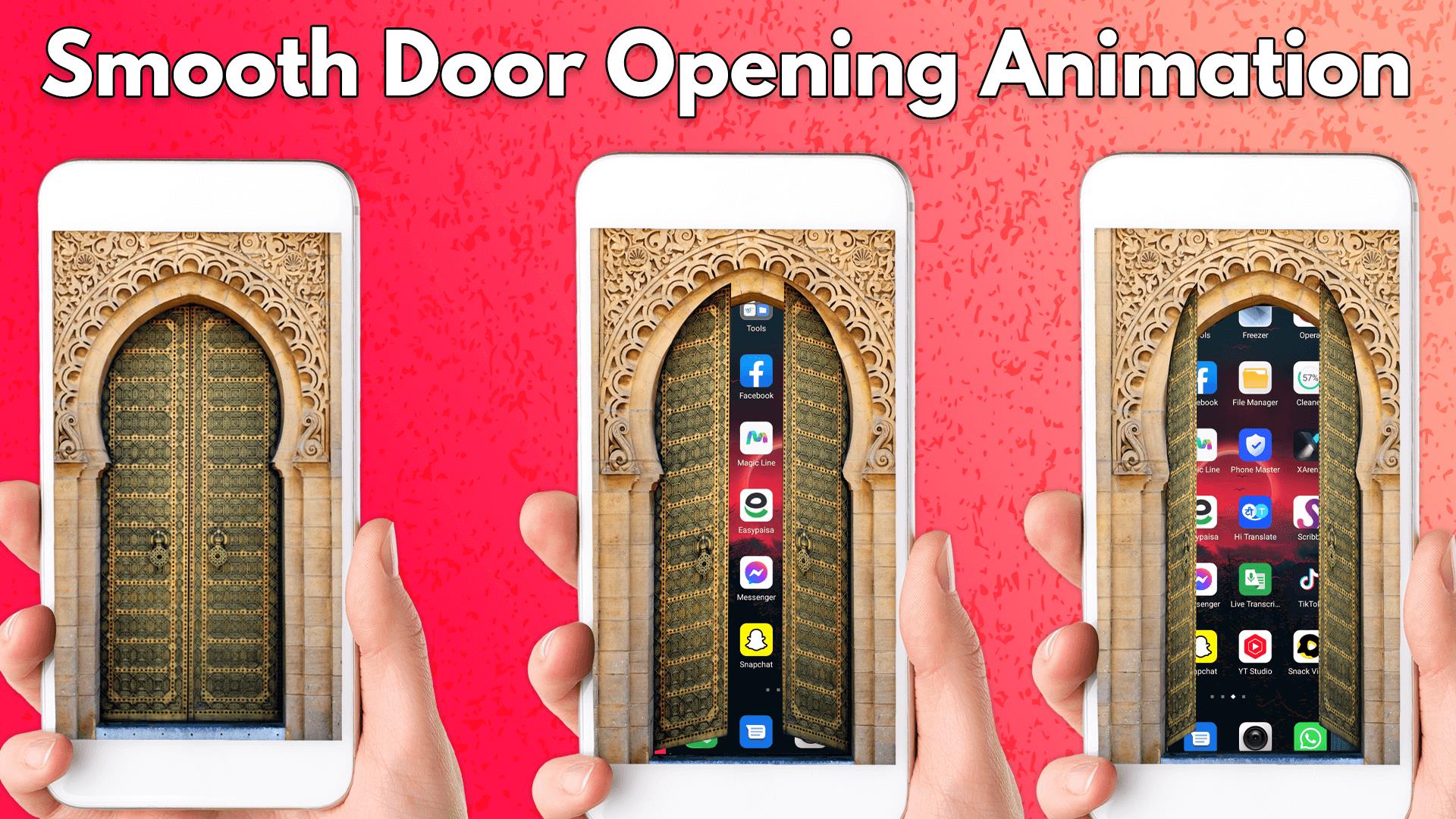 Door Pattern Lock screen 2022 Ekran Görüntüsü 2