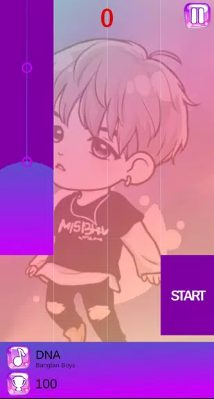 BTS Chibi Piano Tiles Скриншот 4