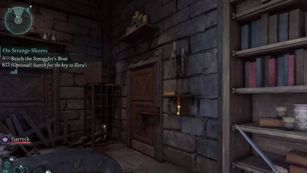 An image depicting the Warden's Room in Avowed, highlighting the key's location.