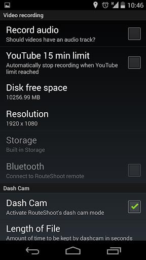 RouteShoot video and GPS app Скриншот 3