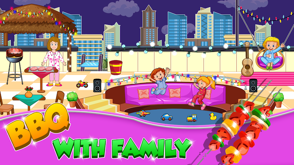 My Home City Pajama Party Скриншот 4