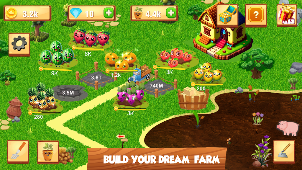 Happy Farm : Farming Challenge Скриншот 1