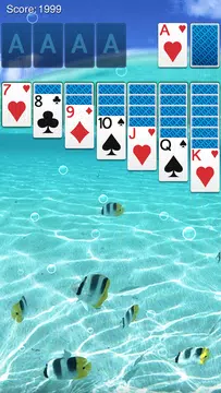 Solitaire: Ocean Blue ဖန်သားပြင်ဓာတ်ပုံ 1