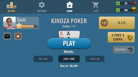 Kindza Poker - Texas Holdem Captura de pantalla 4