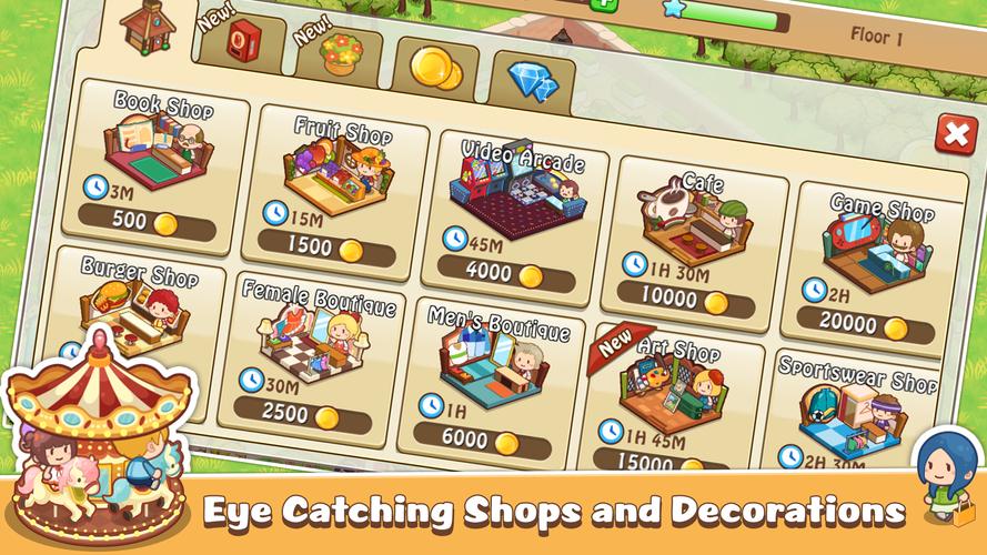 Happy Mall Story: Sim Game应用截图第2张