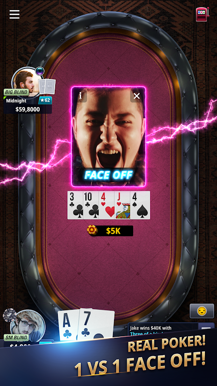 B17 Poker - Texas Hold’em, Live cam poker Скриншот 1
