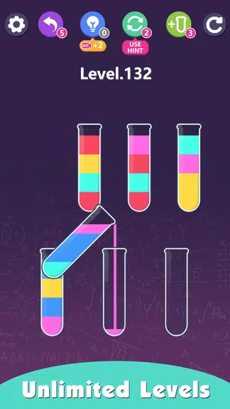 Water Sort Puzzle: Color Sort Ekran Görüntüsü 2