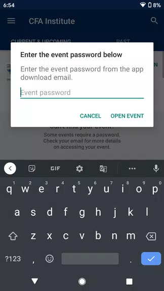 CFA Institute Conferences Captura de tela 2