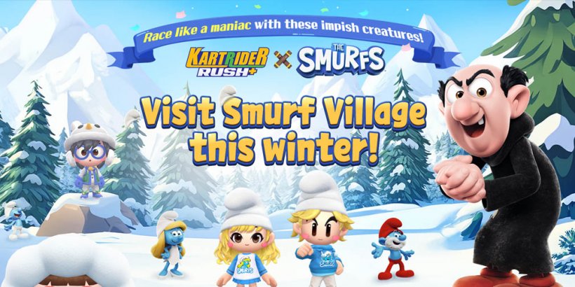 Kartrider Rush+和Smurfs聯合第29季的“ Extra Icy”更新