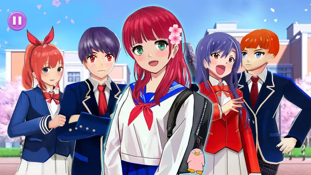 Anime High School Life應用截圖第4張