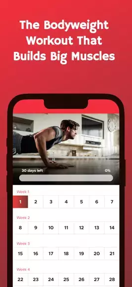 30 Day Push Up Challenge Ảnh chụp màn hình 4