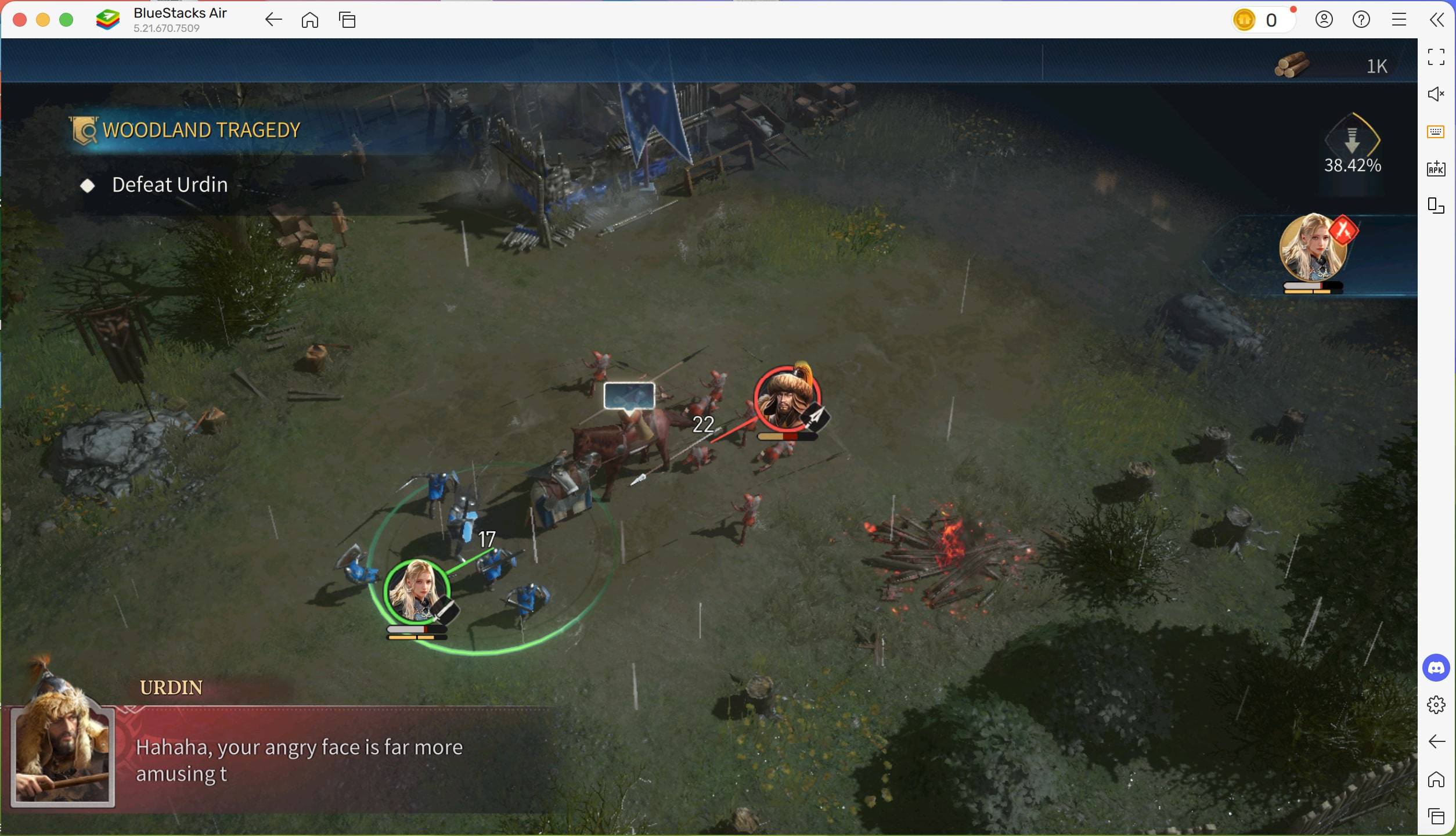 Mac上的帝國移動時代：BlueStacks Air Play