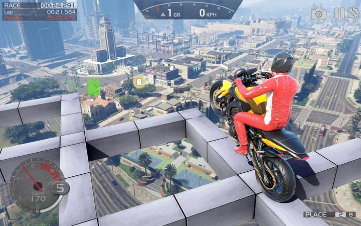 Crazy Stunt Rider GT Bike Game應用截圖第3張