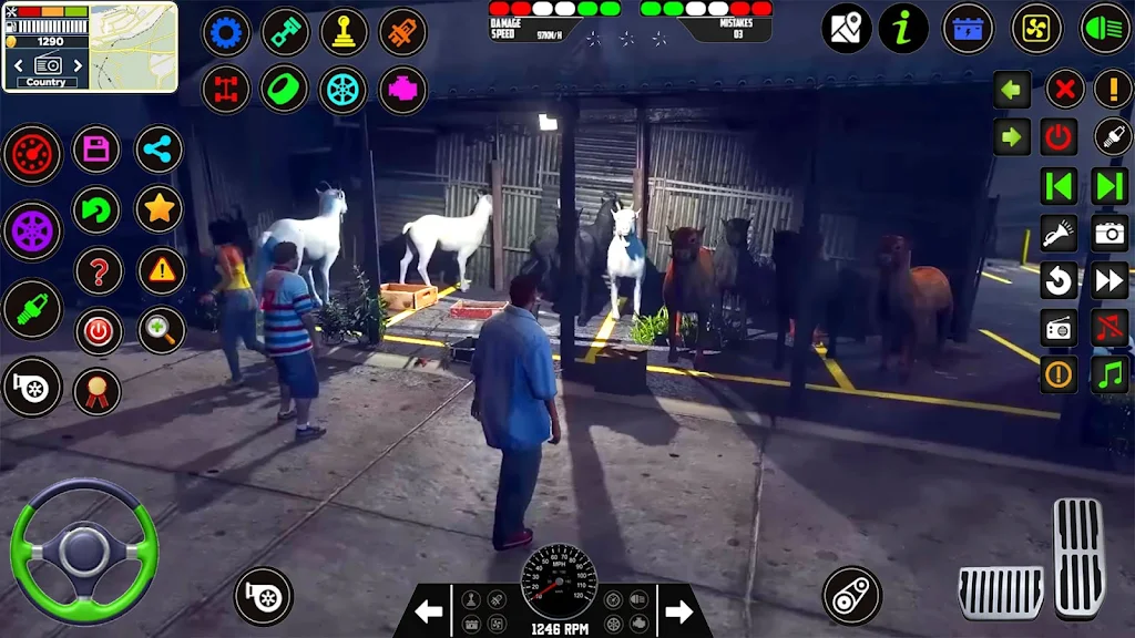 Cargo Animal Truck Driving 3D স্ক্রিনশট 3