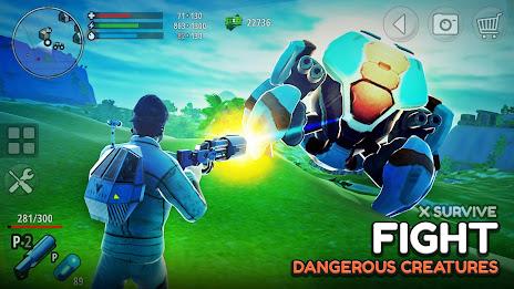 X Survive: Open World Sandbox Ảnh chụp màn hình 2