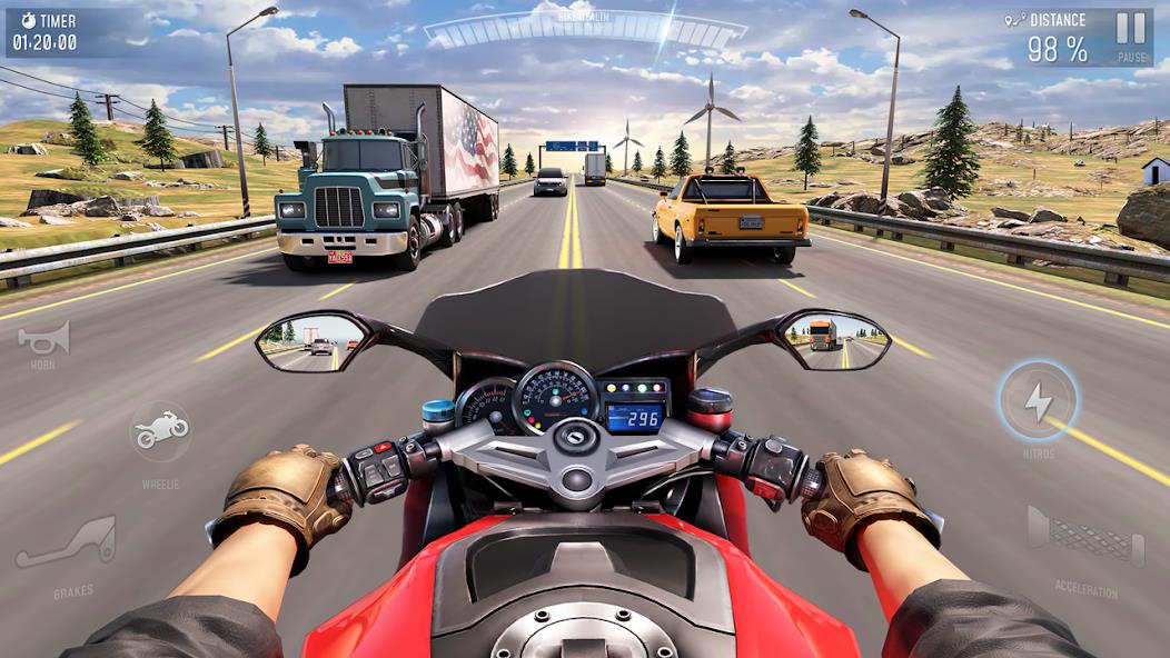 BRR: Moto Bike Racing Game 3D Mod 스크린샷 1