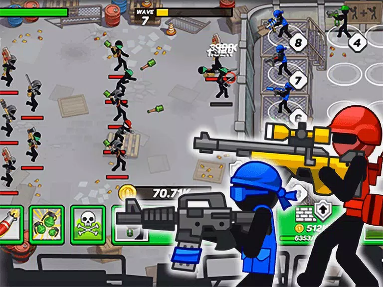 Stickman Defenders: Stick War Captura de pantalla 2