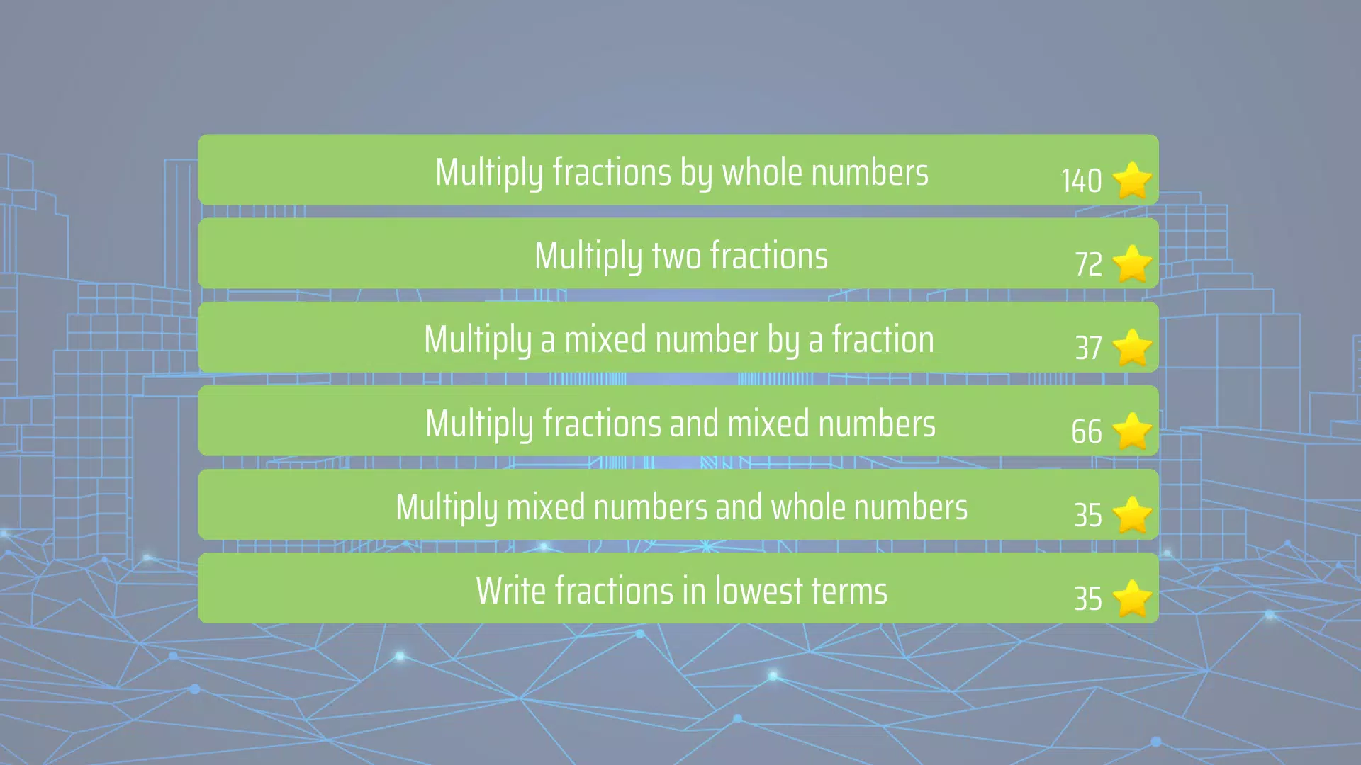 Multiplying Fractions Ekran Görüntüsü 1