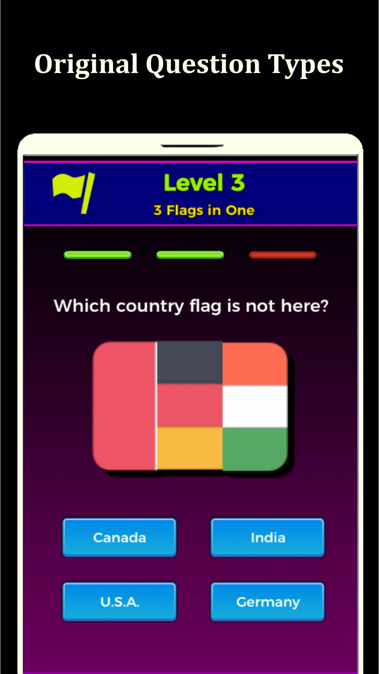 World Flags Quiz Game Captura de pantalla 1