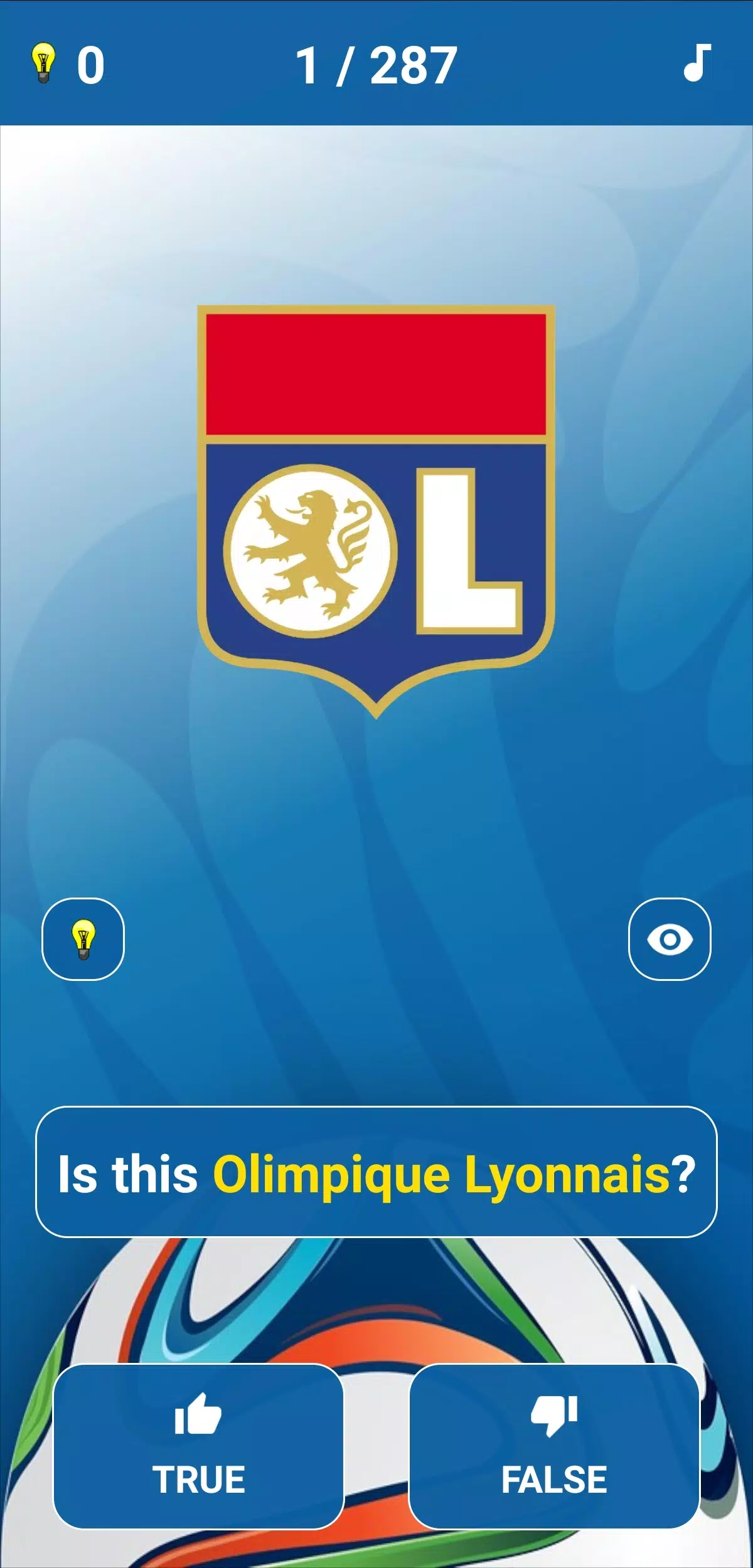 Soccer Clubs Logo Quiz Скриншот 2