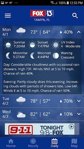 FOX 13 Tampa: SkyTower Weather Скриншот 3