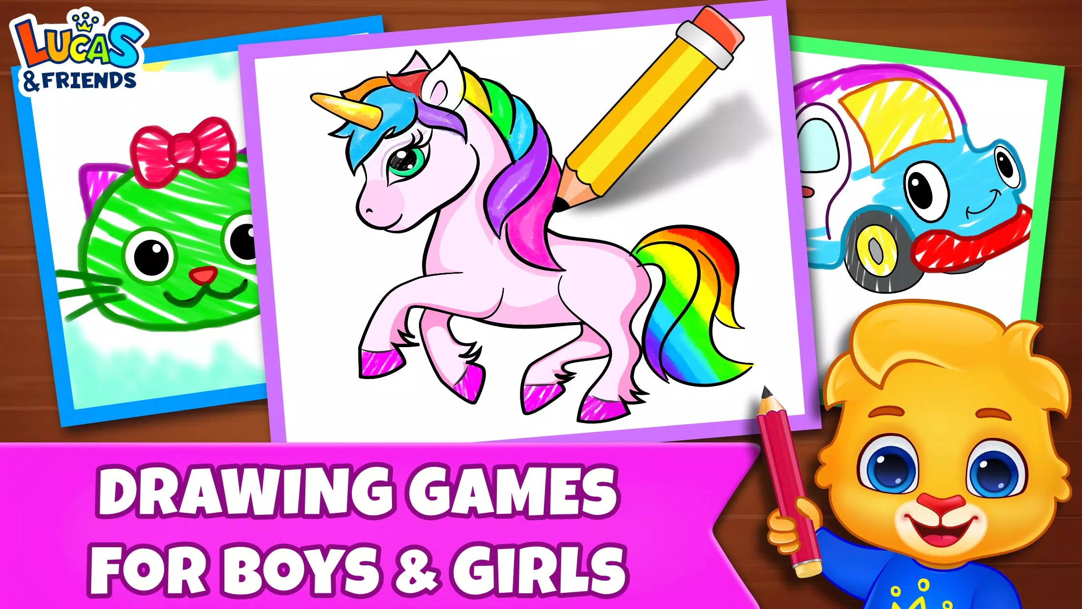 Drawing Games: Draw & Color Скриншот 1