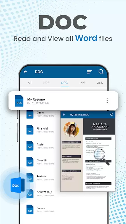 Document Reader PDF Reader ဖန်သားပြင်ဓာတ်ပုံ 3