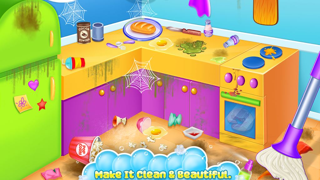 Home cleaning game for girls應用截圖第1張